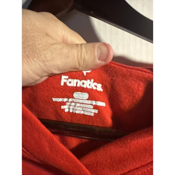 Philadelphia Phillies Fanatics Women's V-Neck Hoodie Size Medium Brand New - Picture 5 of 7